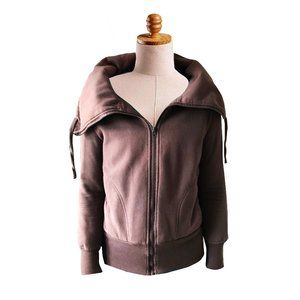 Urban Behavior Large Hoodie, Hoodie full zip, Extra Wide Collar Hoodie, cozy